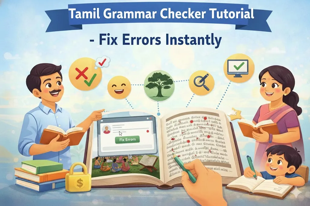Tamil Grammar Checker Tutorial - Fix Errors Instantly