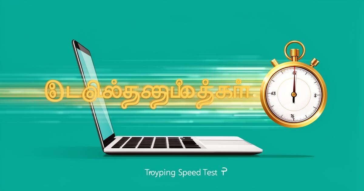 Tamil Typing Tips and Tricks: Master Speed and Accuracy